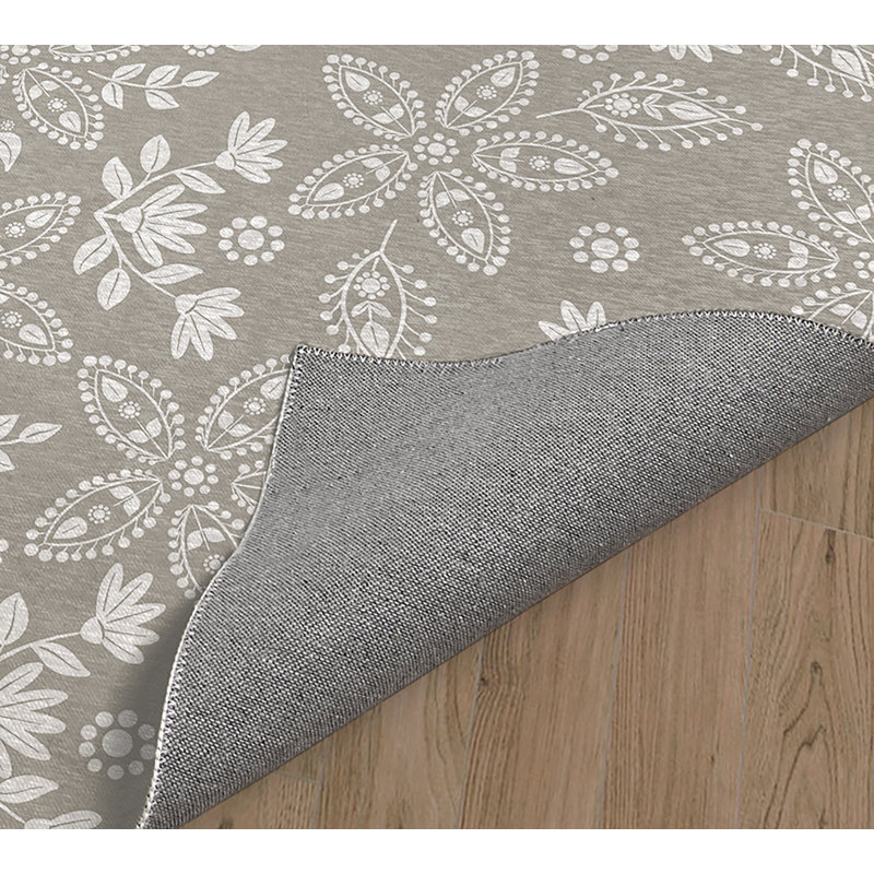 Red Barrel Studio® Xavyer Boho Floral Kitchen Mat Wayfair